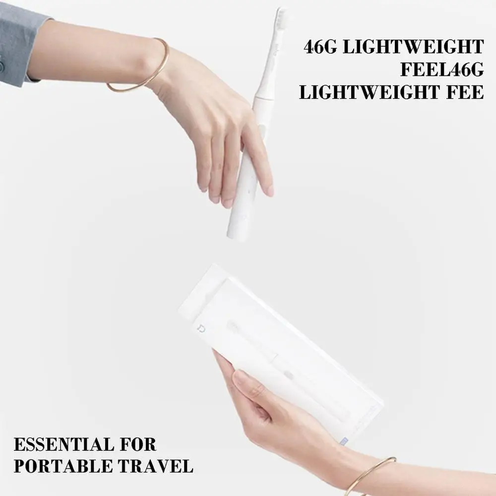 For Xiaomi Mijia T100 Mi Smart Electric Toothbrush 46g 2 Speed Xiaomi Sonic Toothbrush Whitening Oral Care Zone Tool new color For Xiaomi Mijia T100 Mi Smart Electric Toothbrush 46g 2 Speed Xiaomi Sonic Toothbrush Whitening Oral Care Zone Tool new color