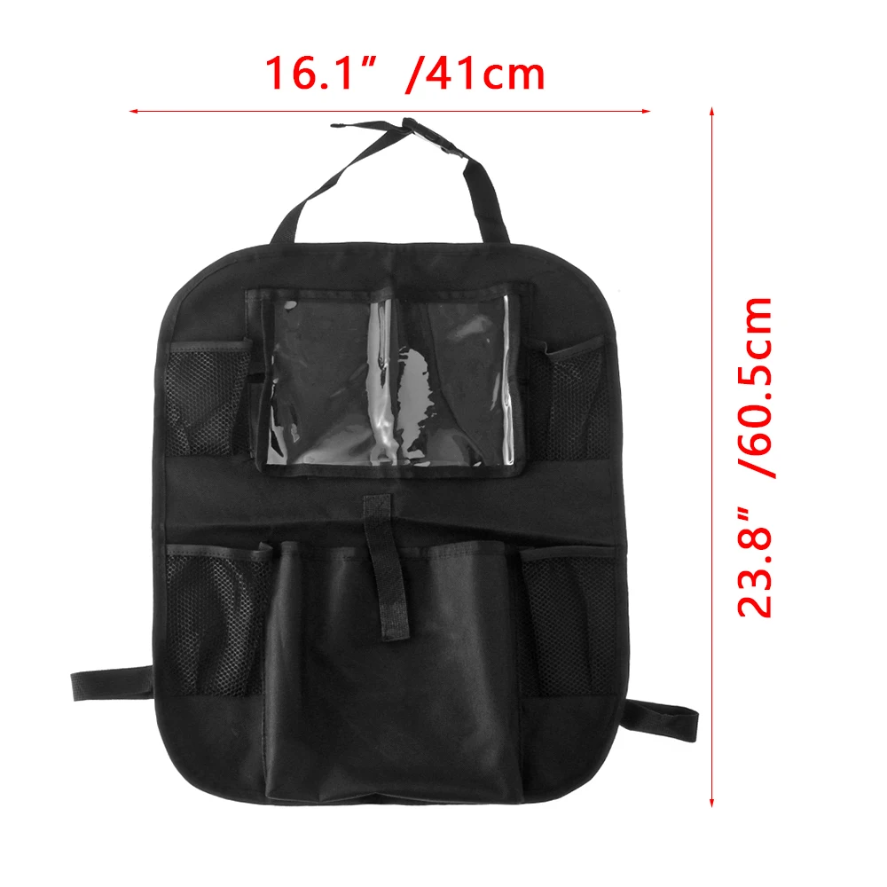 Car Back Seat Hanging Organizer Pocket Storage Bag Vehicle Stowing Tidying Bags Goods Collector Automobiles Interior Accessories