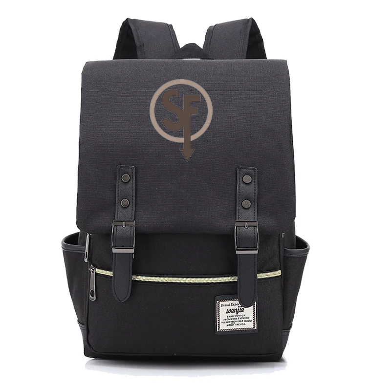 Canvas Backpack 1 Sally Face Prints сумка Mochila 16 дюймов рюкзаки для женщин мужские сумки Mochilas Escolares Para Adolescentes дорожный рюкзак для ноутбука - Цвет: Canvas Backpack 1