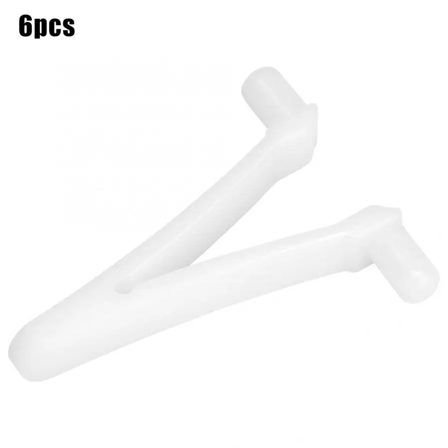 

6PCS Pool Supply Butterfly V Clip for Pool Spa Brush, Leaf Rake, Leaf Skimmer, Vacuum Head for Swimming Pool Skimmers Nets vac