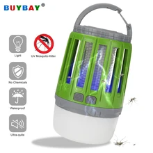 2-в-1 открытый светодиодный электрический фонарик с инсектицидная лампа USB Перезаряжаемые Водонепроницаемый аварийное освещение для дома кемпинг