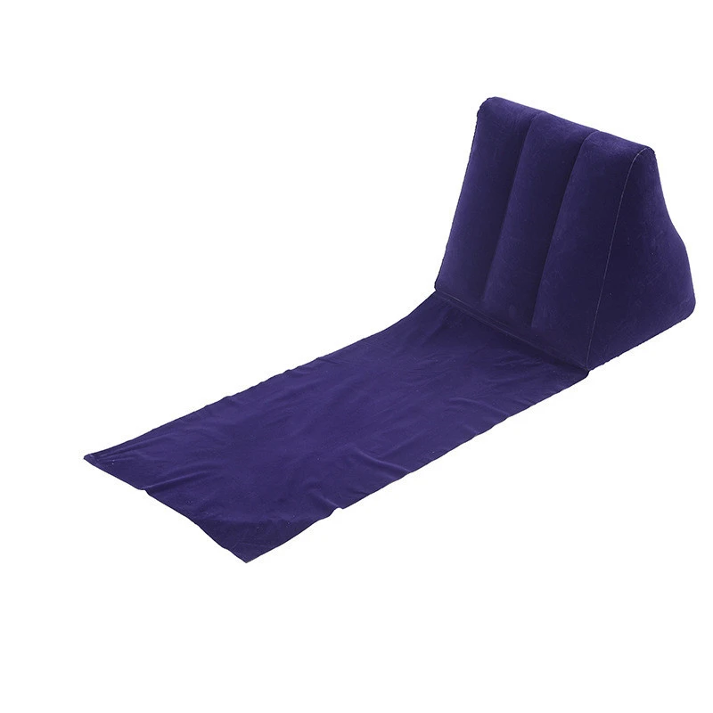 Dark Blue Надувной Пляжный коврик для кемпинга, матрас, Пляжная подушка для шезлонга, стул с надувной подушкой, портативный коврик для кемпинга, пикника, путешествий - Цвет: Dark Blue