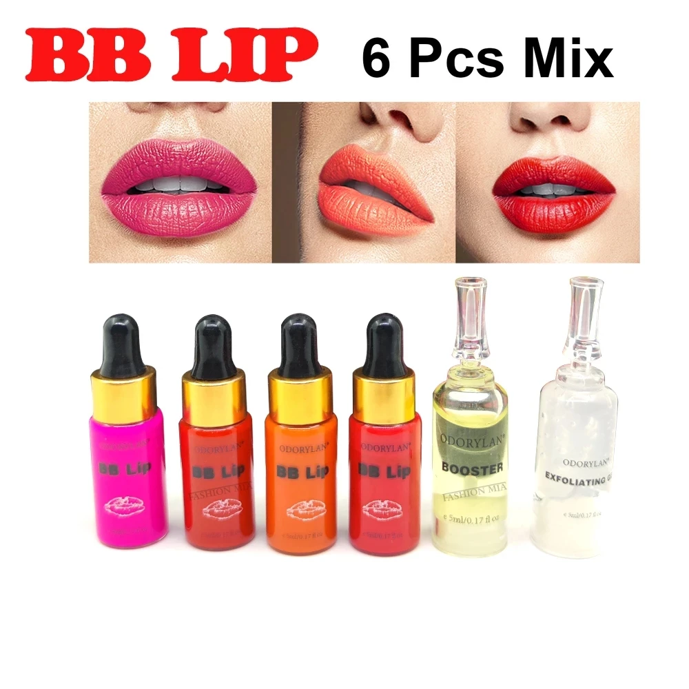 Korean 5Ml Bb Lips Glow BB Lip Serum Pigment Ampoule Starter Kit for Gloss MTS Mesotherapy Microneedle Treatment |