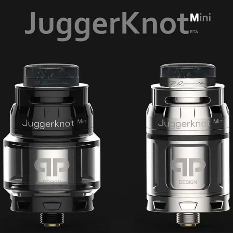 QP дизайн JuggerKnot Mini RTA Сменный стеклянный бак испаритель с одной катушкой