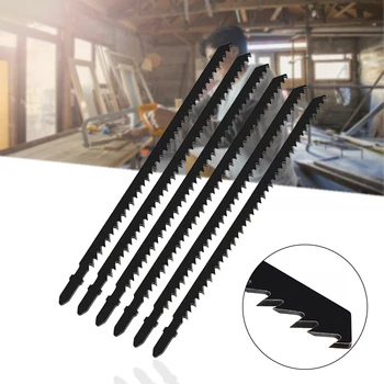 

6pcs T744D 180mm Ultra-long Jigsaw Saw Blades 150mm Sawtooth Steel Hand Tool Fast Cutting Hacksaw Woodworking Tool