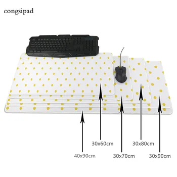 

Golden Large Dot Mouse pads 800x300mm pad to Mouse Notbook Computer Mousepad Cheapest Gaming pad mouse Gamer to 90x30cm