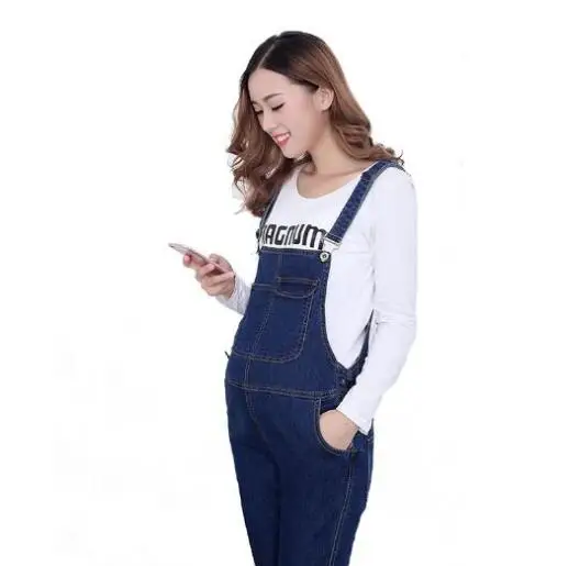 

Maternity Overalls Denim Pants For Pregnant Women Braced Jeans Jumpsuits Pregnancy Rompers Suspenders Adjustable Maternity Jeans