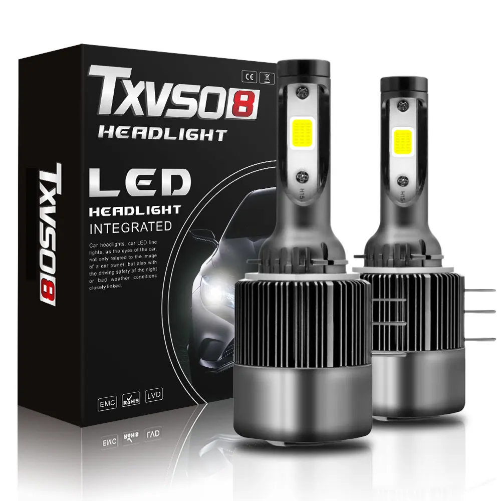 

Universal High Power LED Car Headlights Auto Headlamp Bulbs LED H15 6000K Led Fog Light