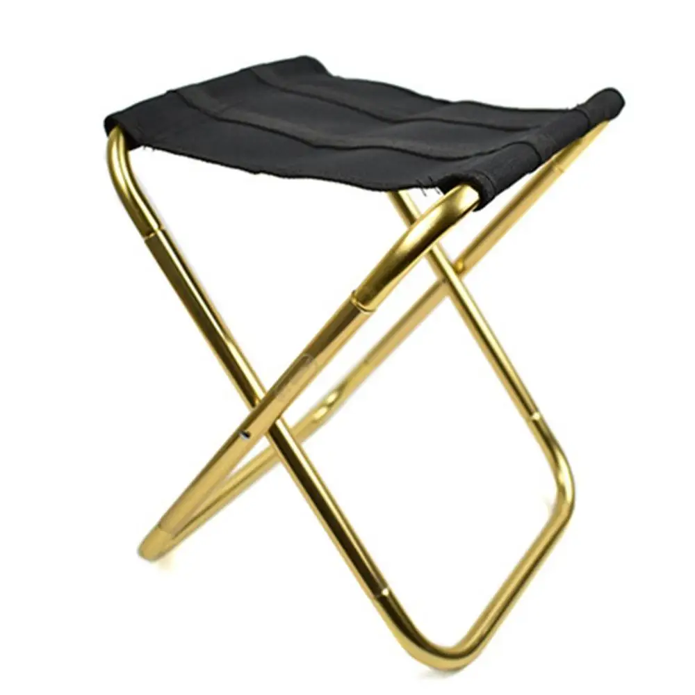

Camping Folding Table Chairs Small Mazar Outdoor Folding Chair Aluminum Alloy Fishing Chair Portable Barbecue Folding Stool
