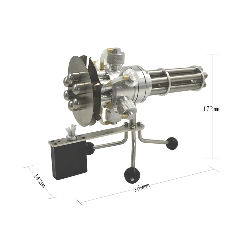 Stirling engine model Gatling gun six-cylinder technology creative gift | Игрушки и хобби