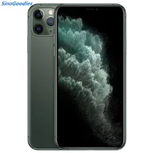 Новая китайская версия iPhone 11 pro max 6,5 дюймов OLED Дисплей 4 аппарат не привязан к оператору сотовой связи комплексный широкополосный канал передачи данных камеры Dual Sim карты смартфон 64/256/512 ГБ Встроенная память A13