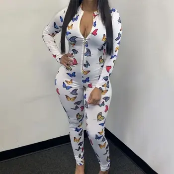 

2020 Butterfly Women Onesies Pijamas Plus Size Sleepwear Pyjamas Nightwear Jumpsuit Pajamas For Adults Women Sexy Lingerie