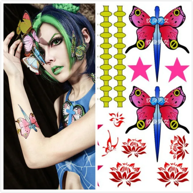 Jojo Bizarre Adventure Stone Ocean Jolyne Cujoh Tattoo Sticker Cosplay  Anime Props Waterproof Temporary Tattoo Stickers - AliExpress