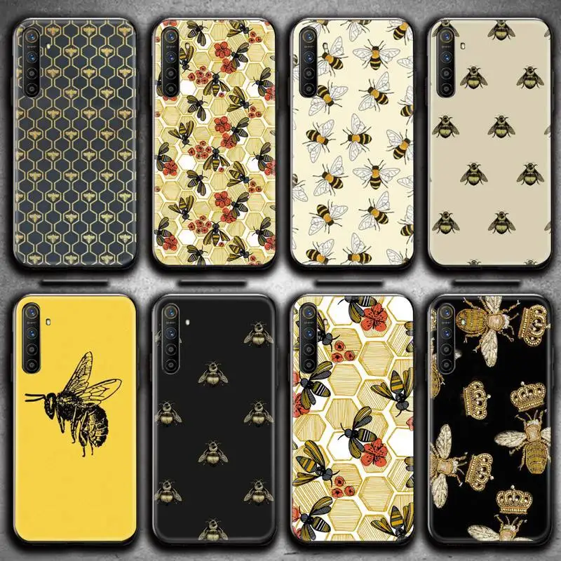 

Italy luxury brand bee Phone Case For OPPO Realme 6 Pro Realme C3 5 Pro C2 RENO2-Z A11X