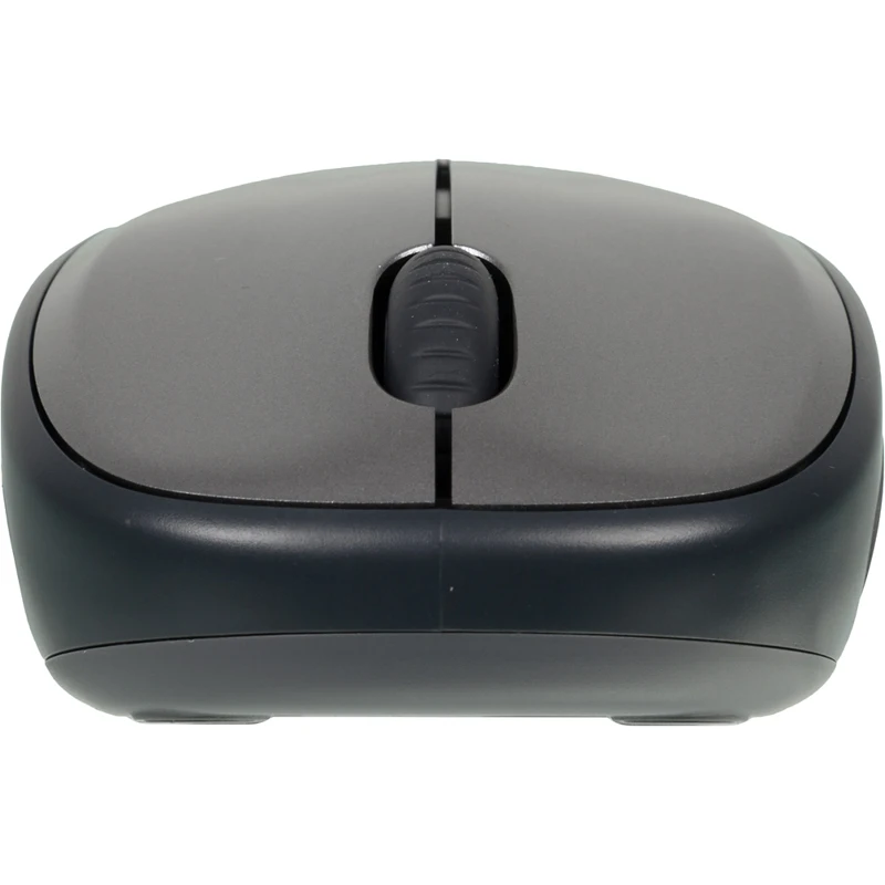 Мышь Logitech M235 серый/черный оптическая(1000dpi) беспроводная USB1.1 для ноутбука(2but