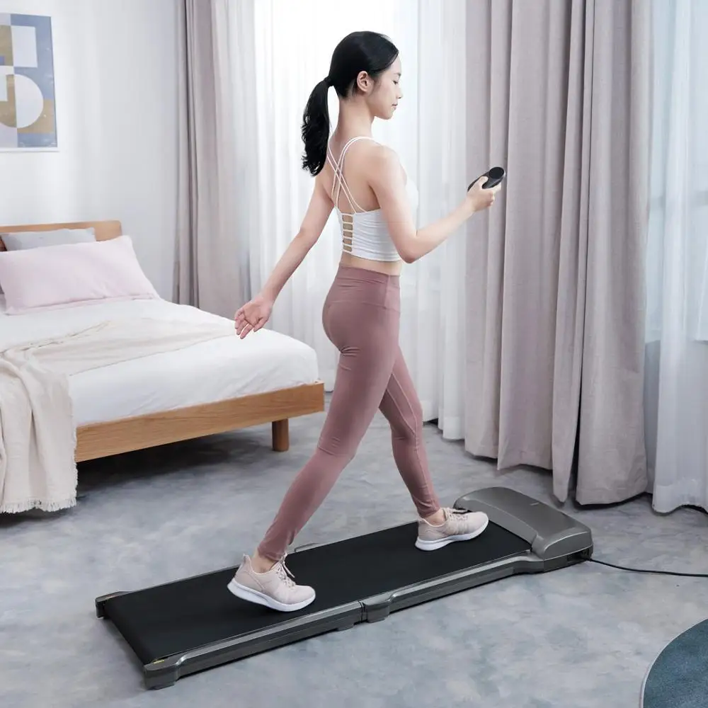 Xiaomi Mijia WalkingPad C1 версия из сплава смарт-приложение управление складная прогулочная площадка мини ультра-тонкая прогулочная фитнес-машина