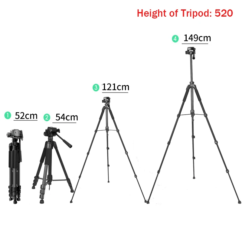 Lightweight Mobile Phone Stand Camera Tripod with