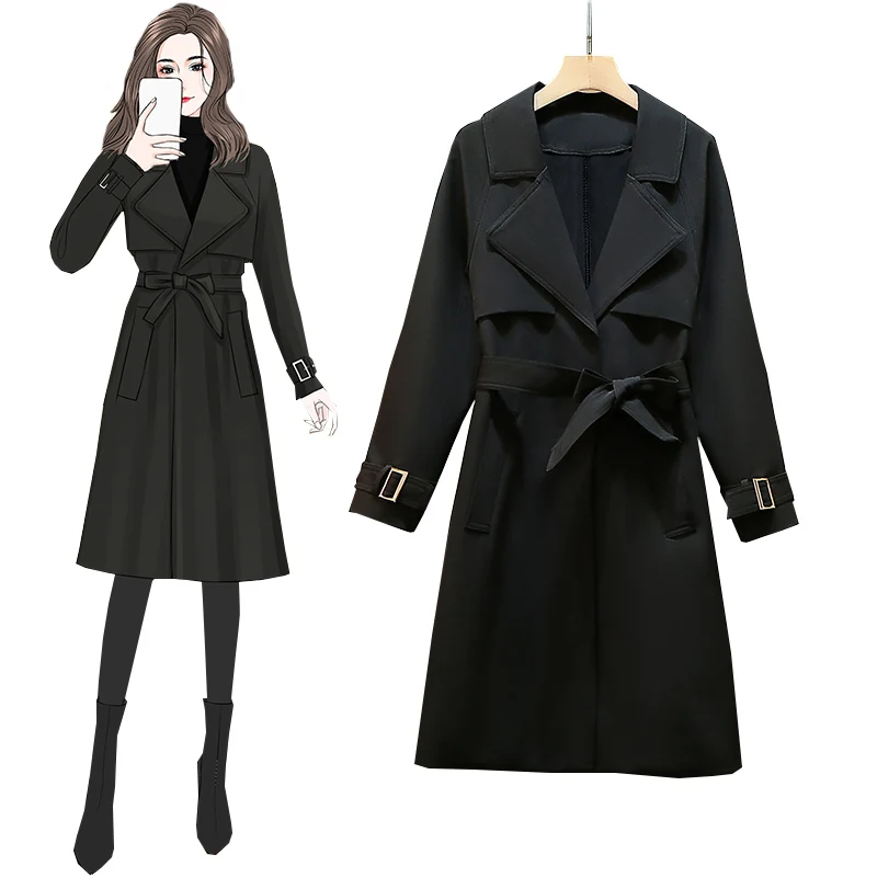 Ветровка женская большого размера верхняя одежда весна-осень 2021 новинка модный