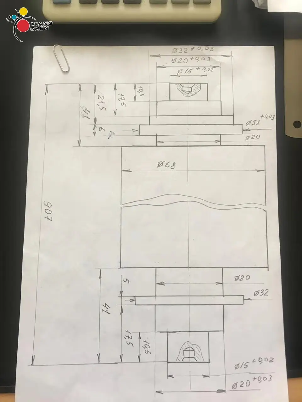 Хромированный ролик для машины Komori Lithrone S29
