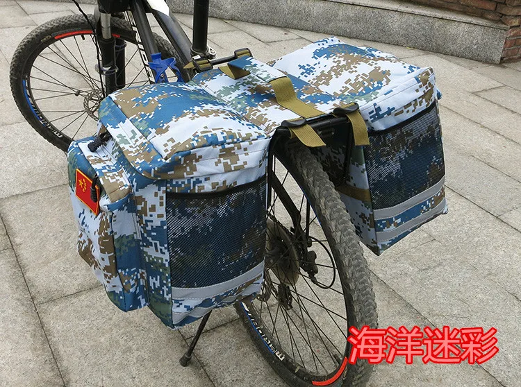 Back Seat Pack Mountain Bike Large-Volume Rides Luggage Waterproof After Rack Bag Bicycle Saddle Box Support Camel Bag Equipment
