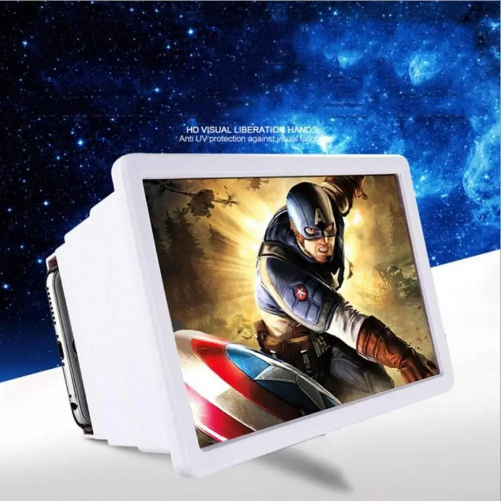 

F2 Telescopic Anti-Radiation 3D Video Amplifier Mobile Phone Magnifier HD Mobile Phone Screen Amplifierk