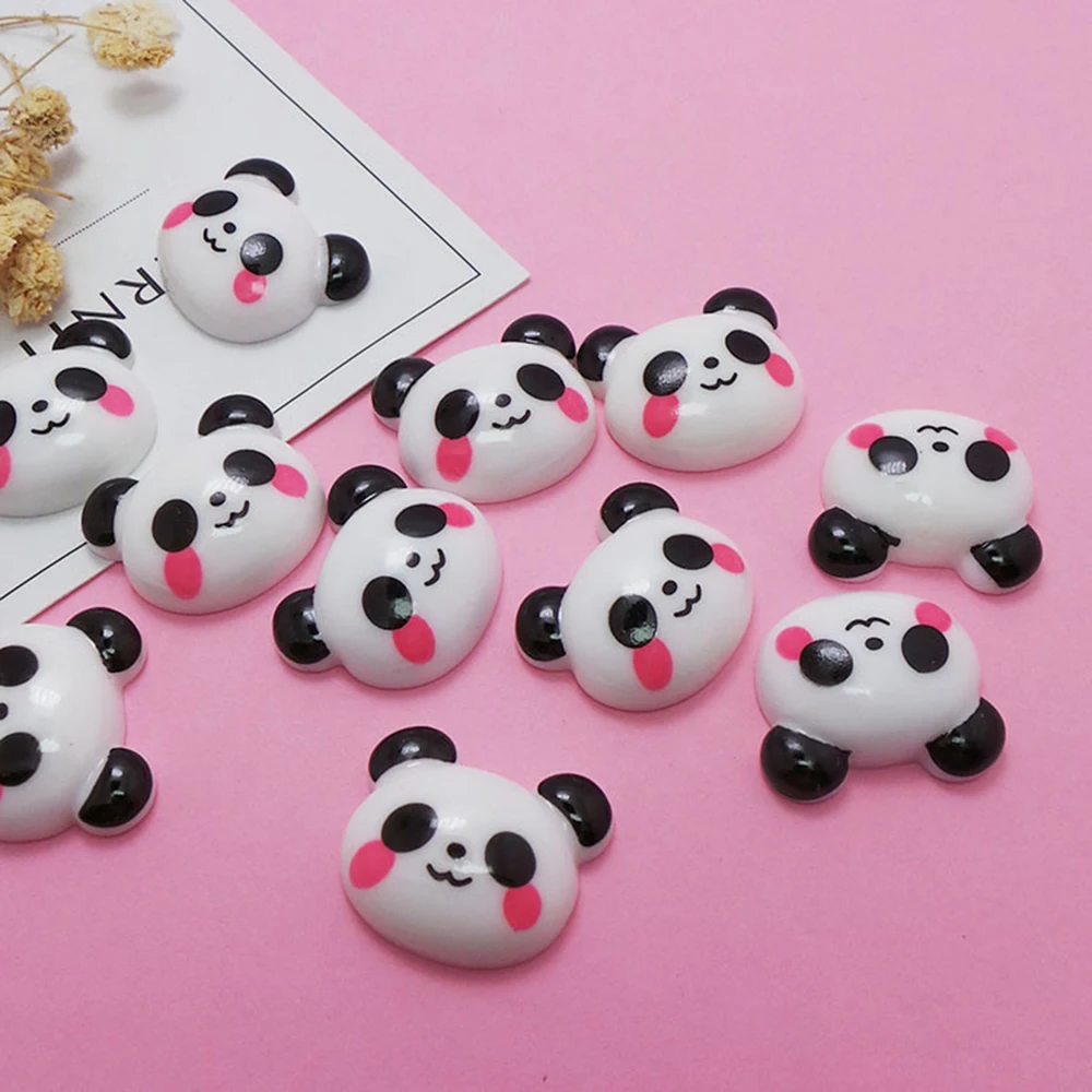 10 Pcs/lot Slime Charms for Slime Supplies Filler DIY Polymer Cute Panda Accessories Toy Model Tool for Kids Toys Gift