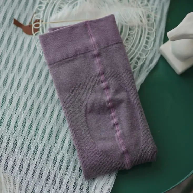 Осенние модные хлопковые тонкие колготки, леггинсы, 18 цветов, TZ05 - Цвет: purple