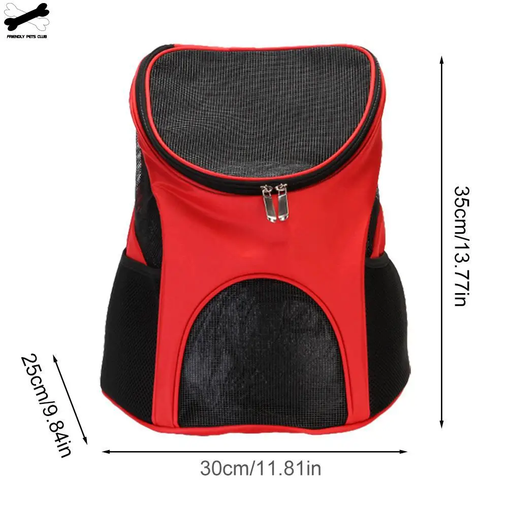 Pet Bag Outing Portable Cat Bag Mesh Dog Breathable Pet Backpack Double Shoulder Front Backpack Portable Travel
