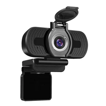 

1080P HD USB Webcam Video Conference Live Streaming Web Camera with Microphone Widescreen Video Work Home Accessories