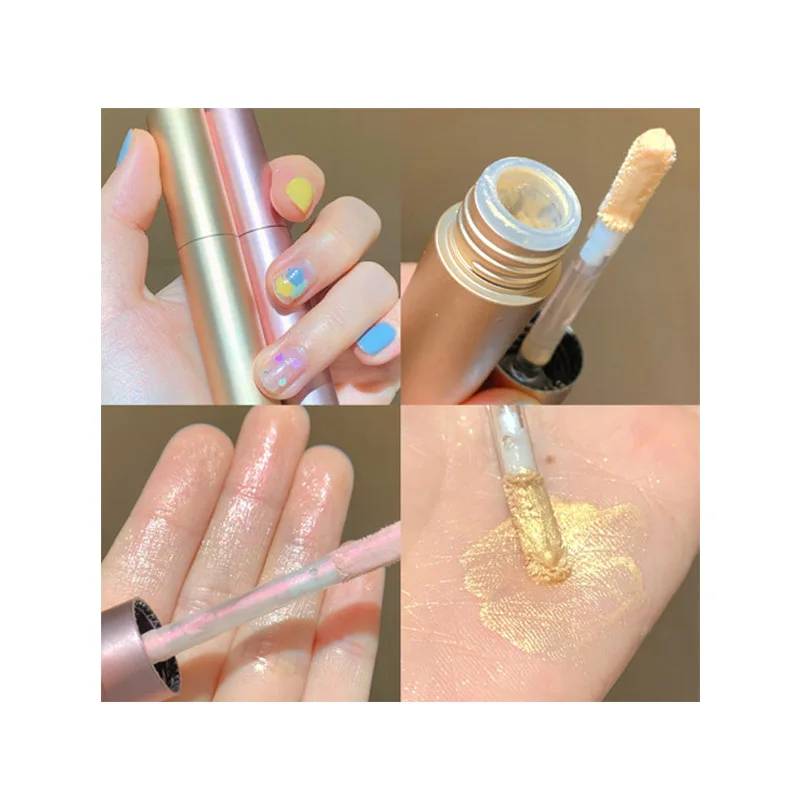 

Hydrating high-gloss honey repairing water-lighting diamond glitter face and body brightening liquid high-gloss highlight