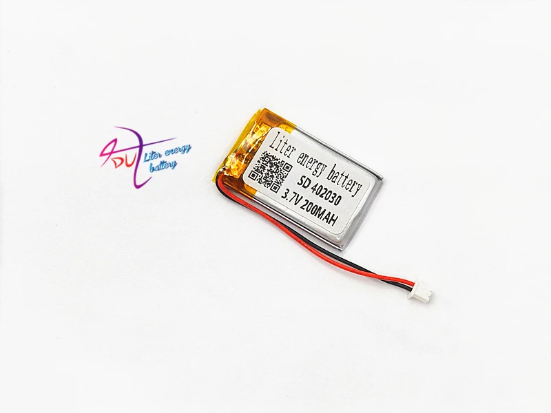 10 шт 402030 3,7 V 200 mAh литий-полимерный перезаряжаемый Батарея литий-полимерный с JST ж 1,5 мм 2 p для Mp3 вluetooth GPS камера