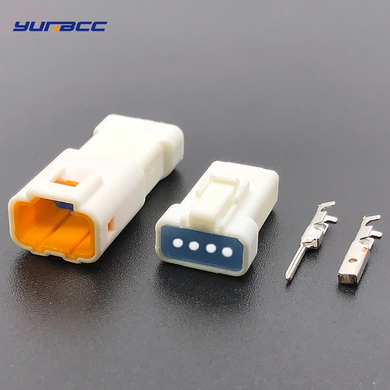 

2 sets JST 4 pin/way JWPF 0.7 mm male female auto electrical terminal connector plug car socket 04R-JWPF-VSLE-S 04T-JWPF-VSLE-S