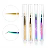 Stainless steel Eyelash Tweezers High Precision Anti-static Tweezer 3D Volumn Lashes Extension Supplies Excellent Closure 3