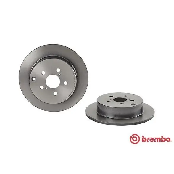 Диск тормозной TOYOTA AVENSIS 1.6-2.4 03- задний BREMBO 08.A335