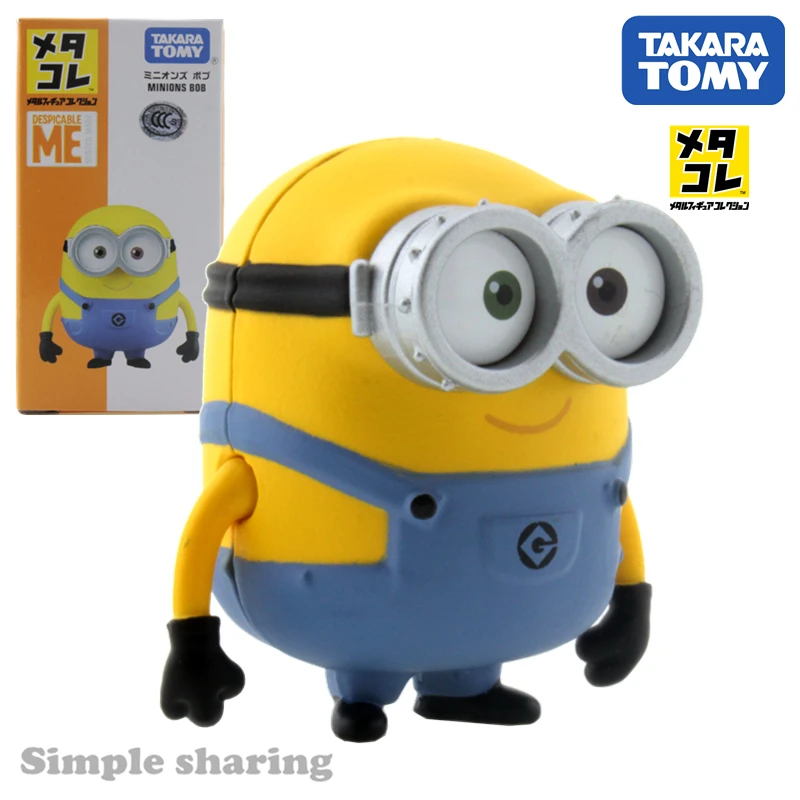 Takara Tomy tomica Миньоны Боб сплав модель комплект Гадкий я Аниме Фигурка Детские литые