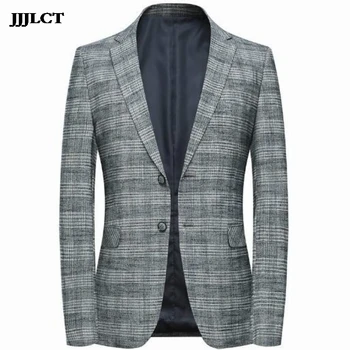 

Men's thin suits new men's casual suits free hot youth self-cultivation imitation hemp small suit