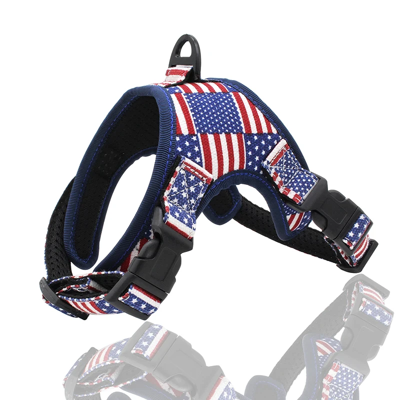 

Dog Car Harness Plus Connector Strap Adjustable Vest Harness Double Breathable Mesh Fabric with Car Vehicle Safety Seat Belt