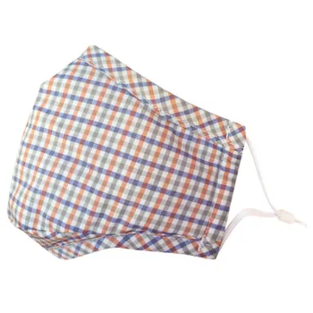 

2020 Fashion Washable Cotton Face PM2.5 For Child Cute Smart Mask (grid) Reusable/INSIDE: 1 MASK And 1PCS Replacement Filters Ho