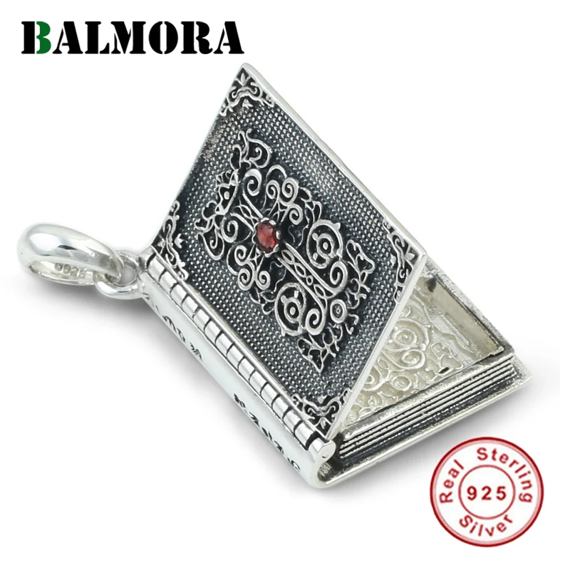 Женские и мужские кулоны BALMORA из стерлингового серебра 925 пробы с крестом
