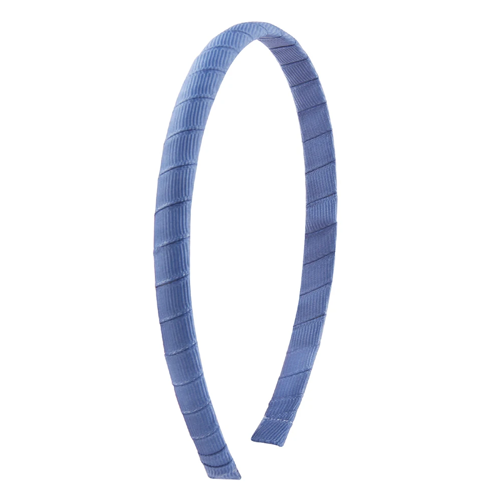 Lake Blue Headband Meimile/Новые однотонные повязки на голову для девочек; модные детские аксессуары для волос; яркие красивые головные уборы для детей; яркий стиль - Цвет: Lake Blue Headband