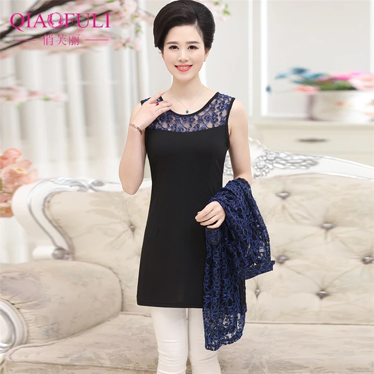 Летний кардиган blusa tricot feminina весенняя одежда для женщин среднего возраста комплект из двух предметов длинный трикотажный свитер с вырезами WD887