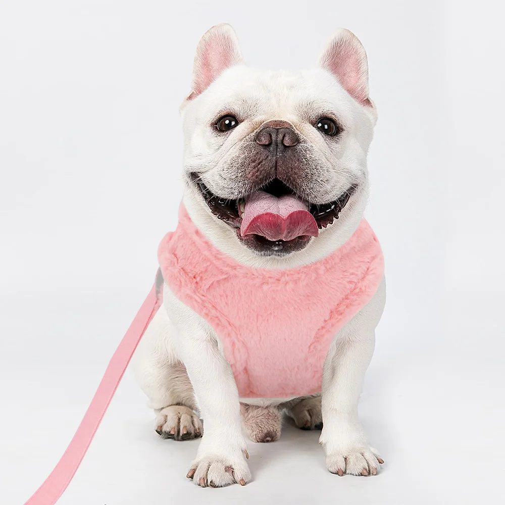 Harnais animal,Harnais en polaire pour chien et chat,vêtement d