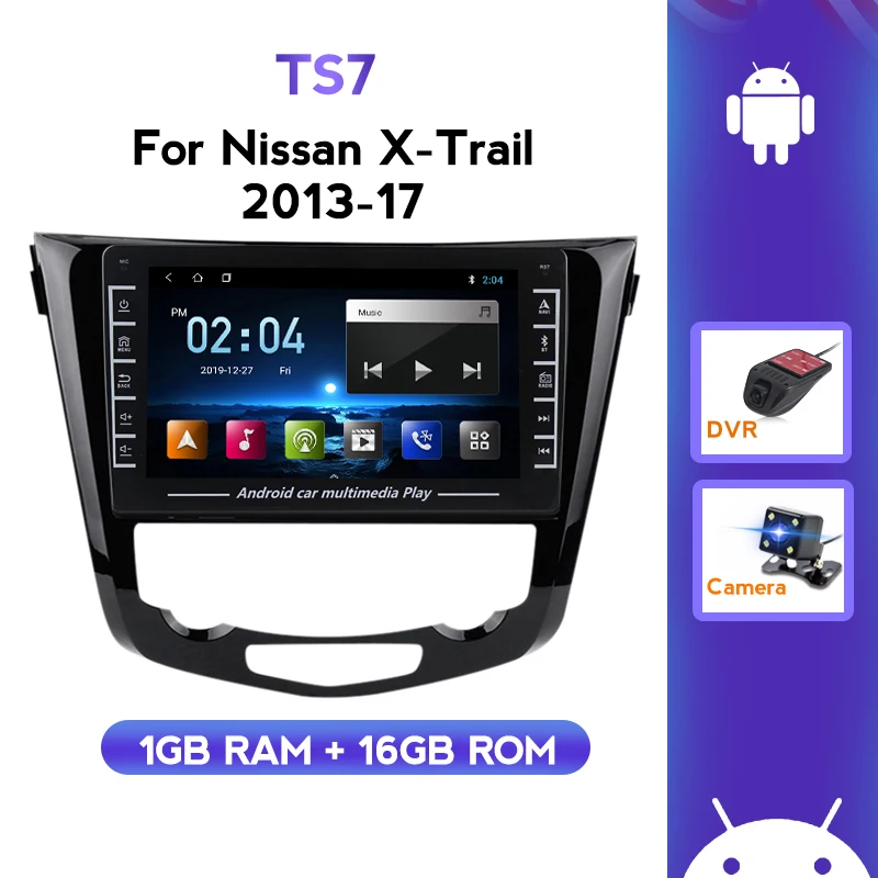 Автомагнитола 2 din Android для Nissan X-Trail xtrail X Trail 3 T32 2013-2017 Qashqai J11 gps usb Bluetooth без dvd |