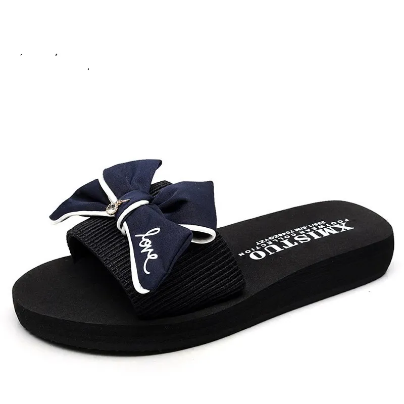 

Hot sale 2018 Big Size Women's slippers Platform wedges Shoes Women Summer Shoes gladiator slipper women Flat ladies shoes