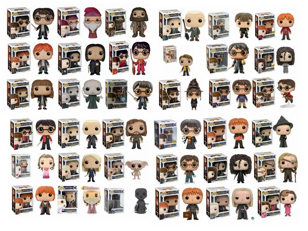 Funko Pop Harried 01# Dobby 17# Luna 41 
