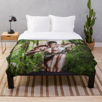 

Forest Runner Throw Blanket Soft Sherpa Blanket Bed Sheet Single Knee Blanket Office Nap Blanket