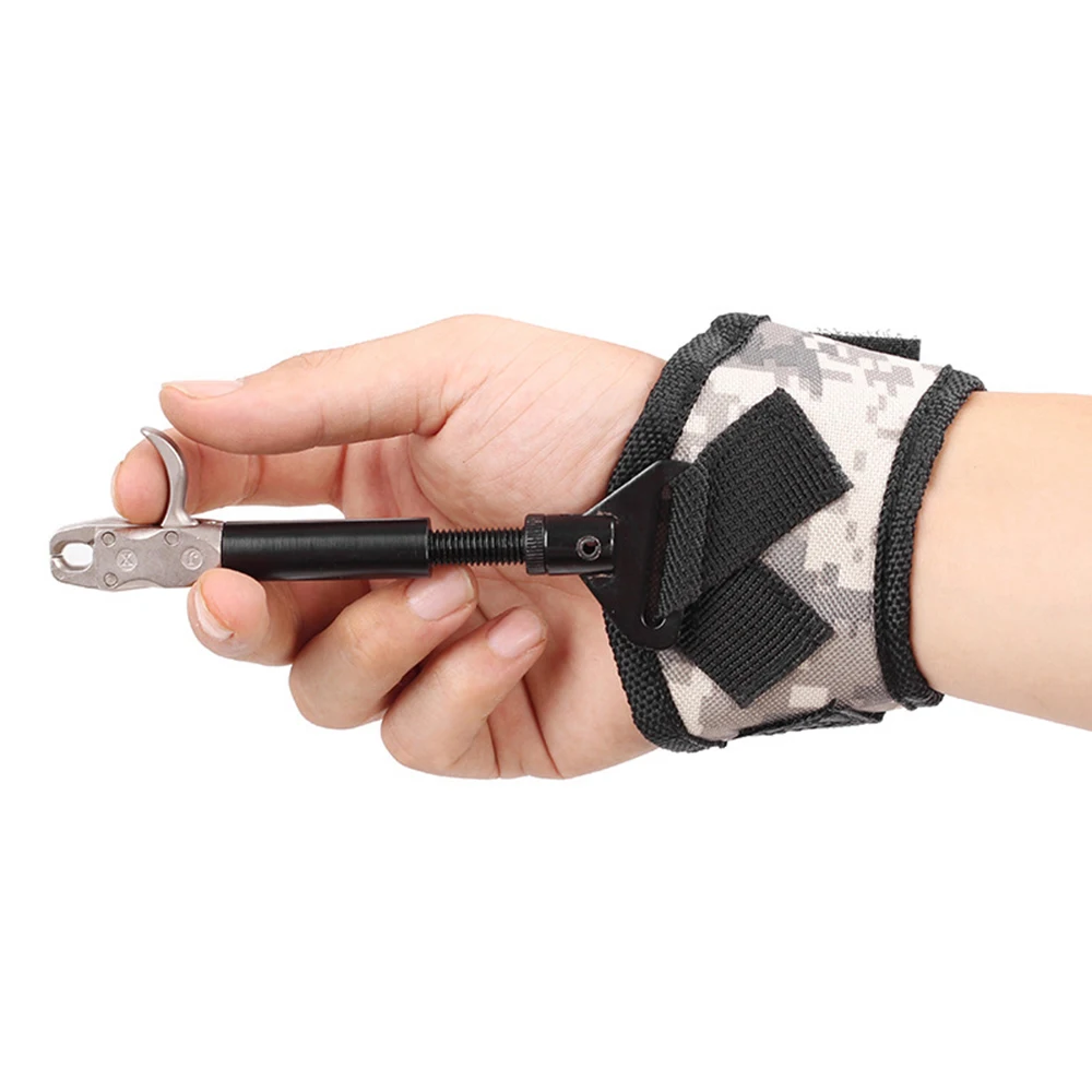Archery Caliper Bow Release Trigger Arrow Aid with Adjustable Wrist Strap | Спорт и развлечения