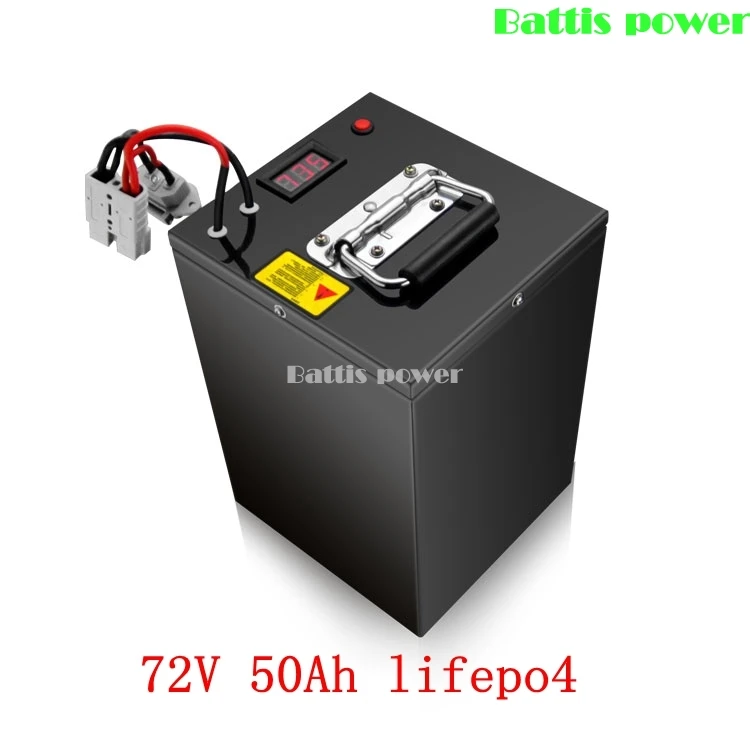 Литиевая батарея 72 в 50Ah lifepo4 200A BMS 24S для 14 кВт 10 кВт Мотор велосипед Скутер вилочный погрузчик Инвертор+ 10А зарядное устройство