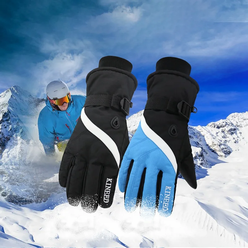 

Multifunction Waterproof Anti-slip Thermal MTB Bicycle Cycling Gloves Thick Full Finger Winter Outdoor Skiing Thermal Gloves
