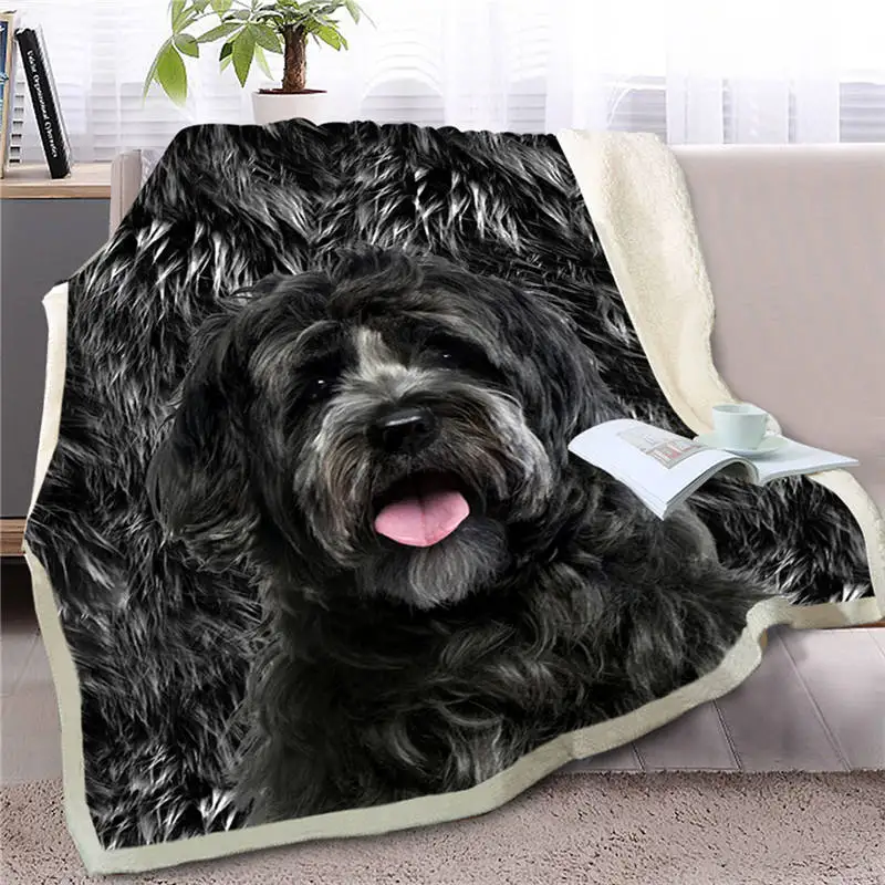 

Two-layer Blanket Yorkshire Terrier 3D Blanket for Beds Adult Thick Quilt Home Picnic Travel Fashion Throw Blanket Drop Shipping